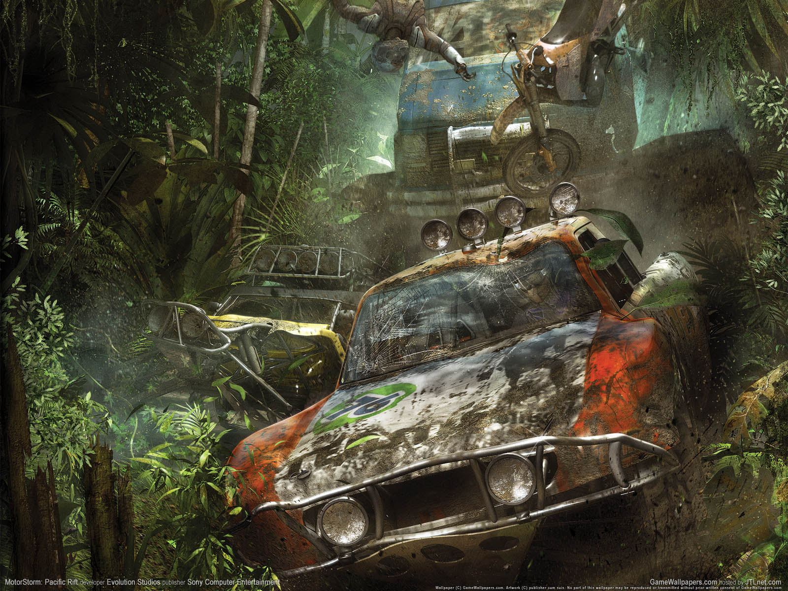 Motorstorm: Pacific Rift wallpaper. Motorstorm: Pacific Rift
