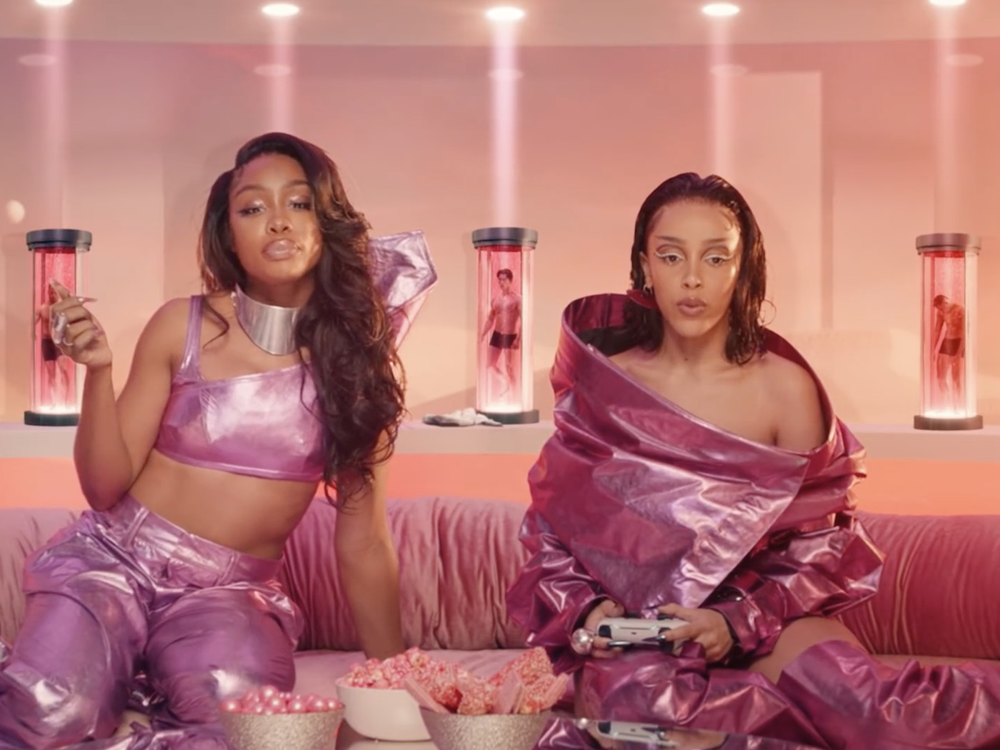 Doja Cat's “Kiss Me More” has a gaming reference at the end