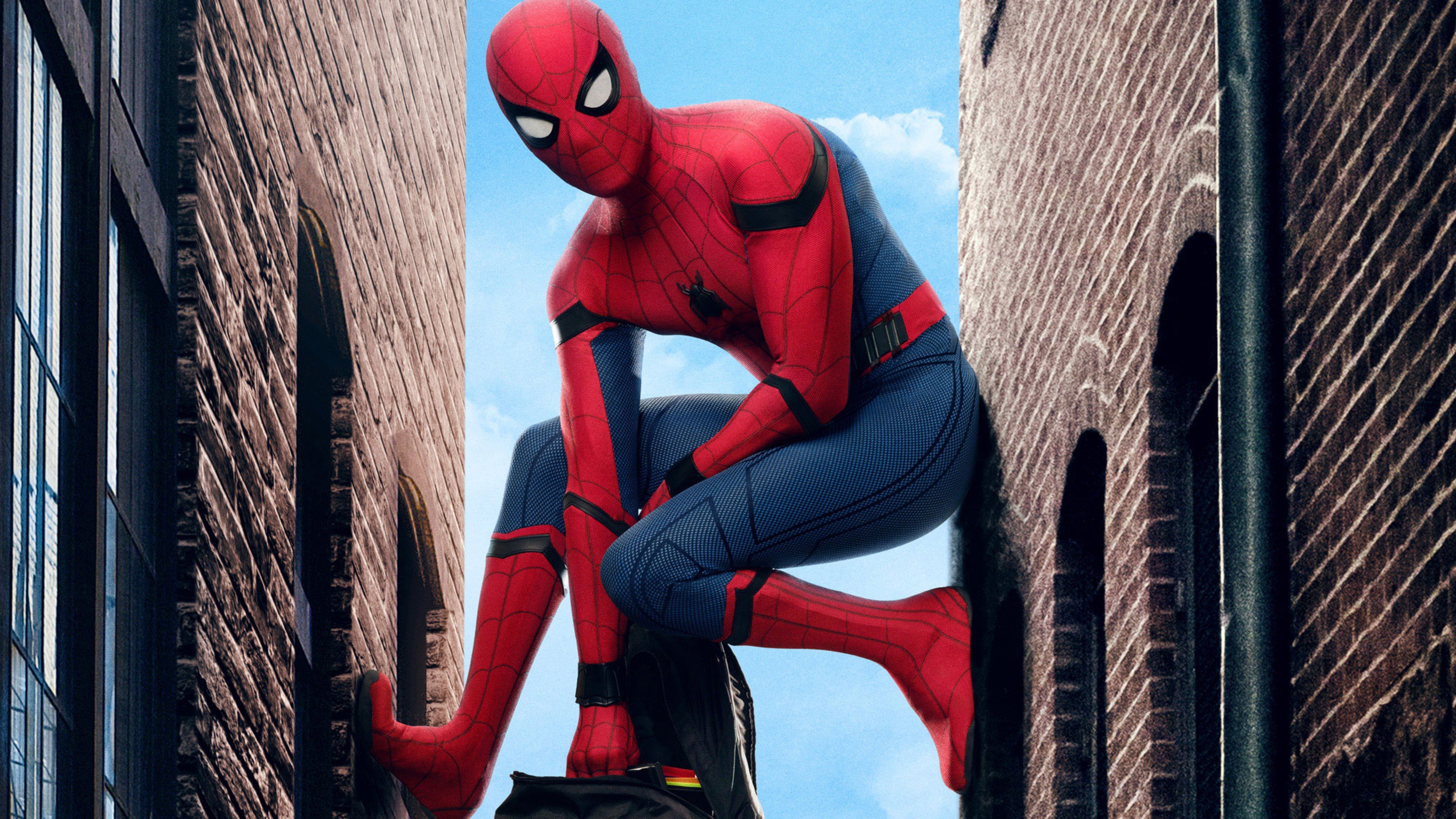Wallpaper Spider Man: Homecoming, 4k, Movies