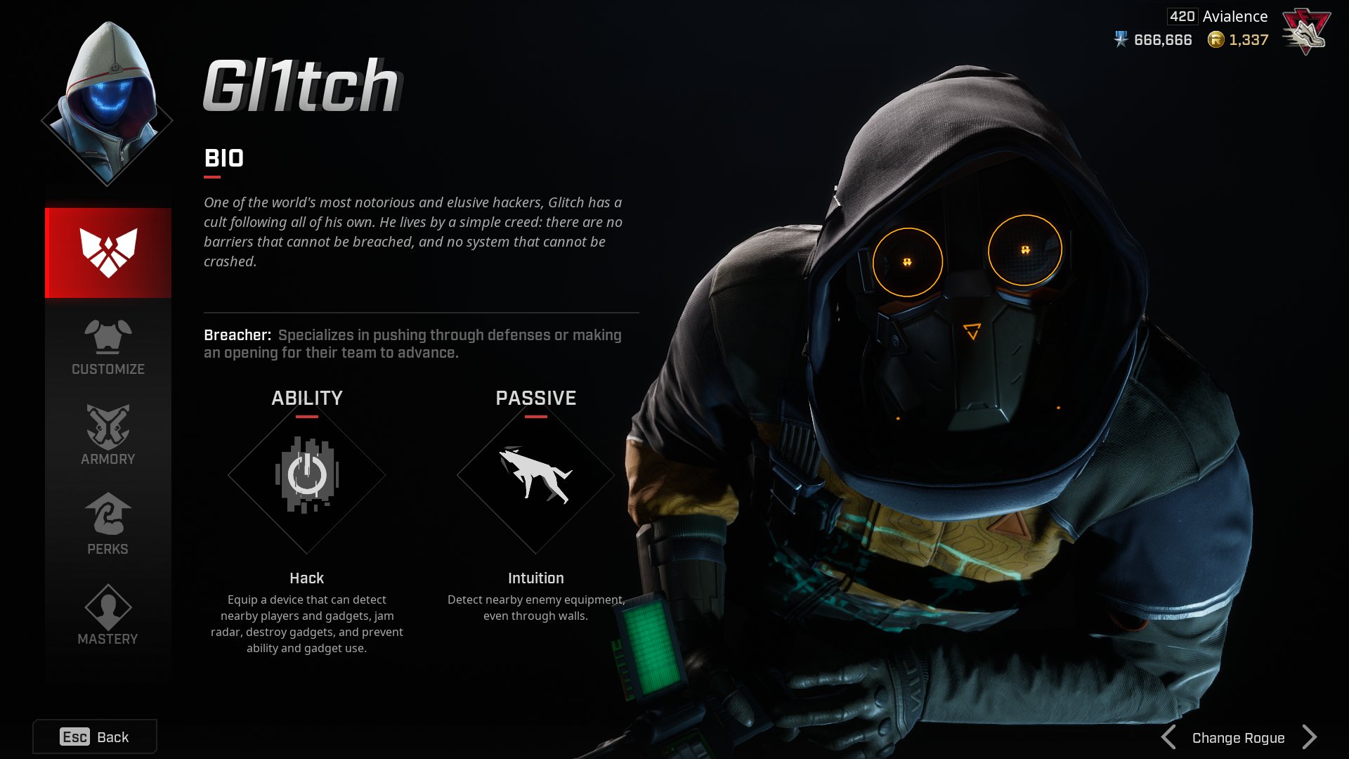 Rogue Company Rogue screens are getting a nice refresh in the Kyoto Job Update! Complete with bios, a detailed perk overview, and more contain everything you need