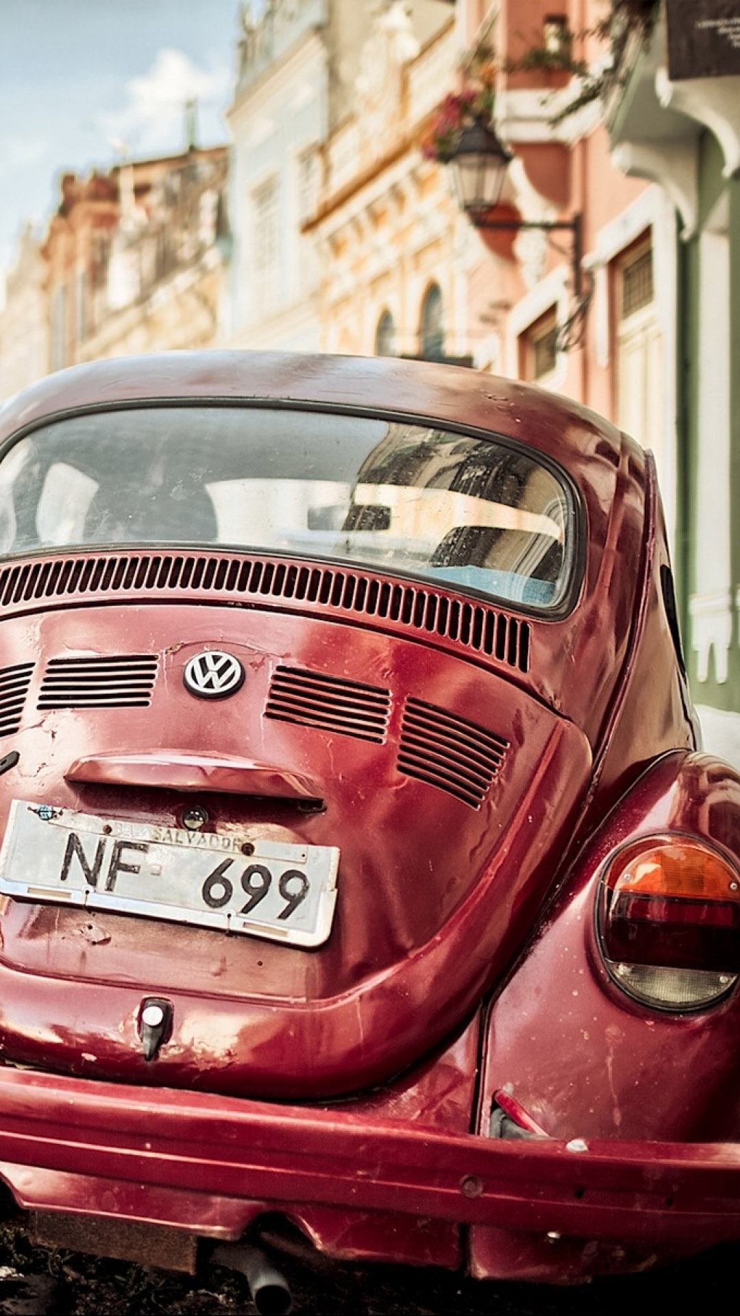 Vintage Volkswagen Beetle Android Wallpaper free download