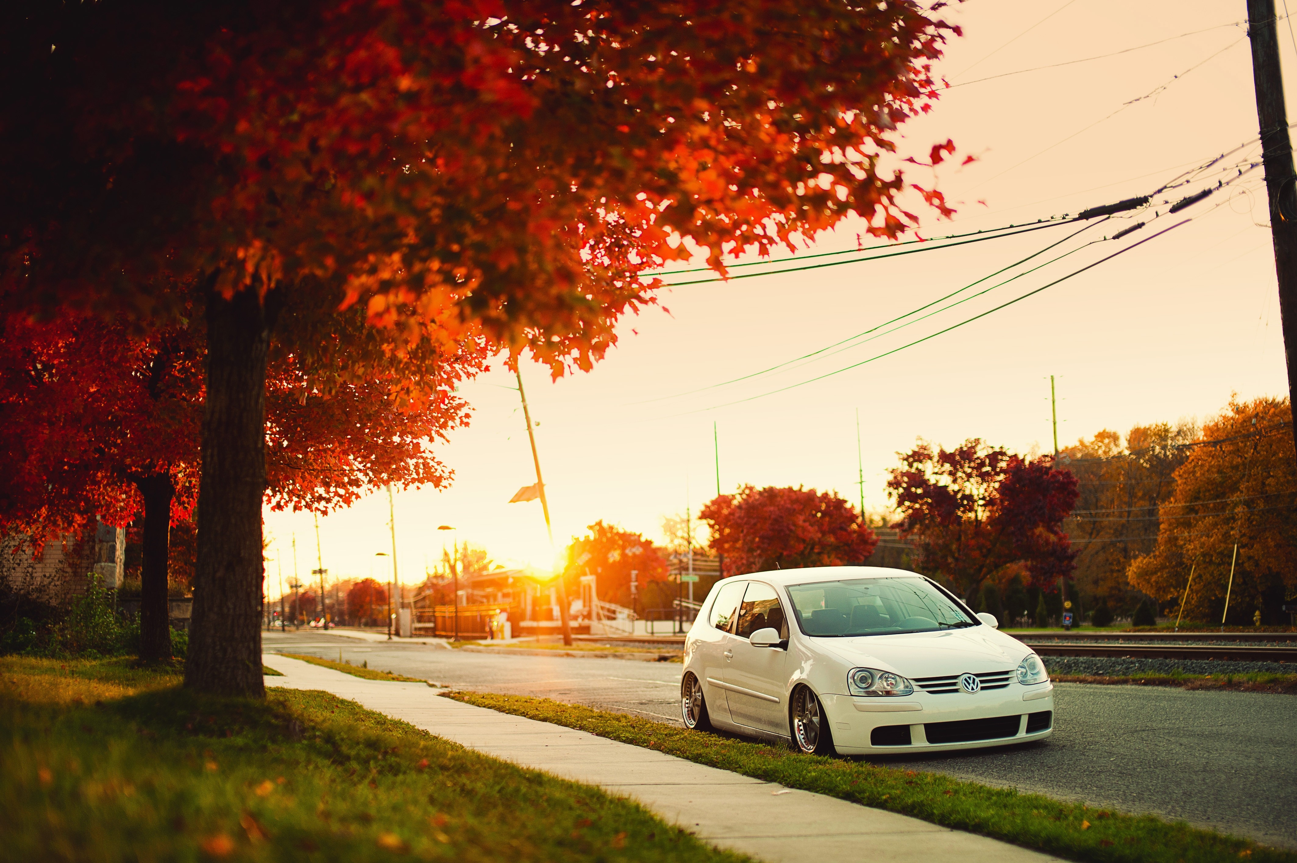 autumn cars volkswagen