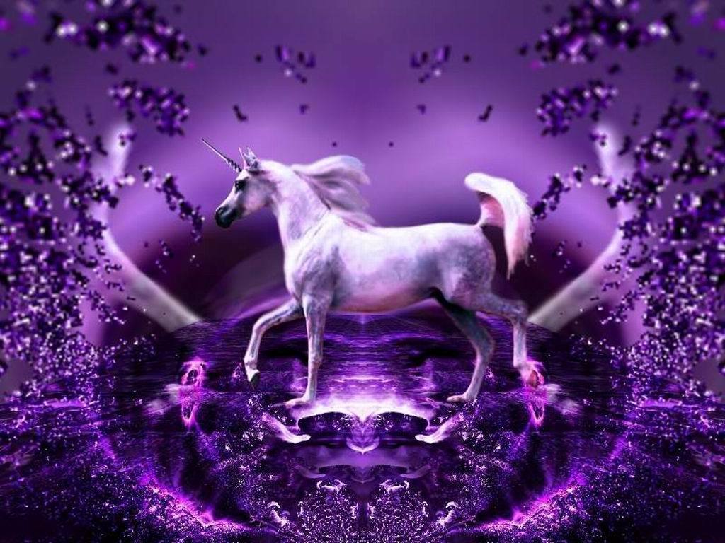 Purple Unicorn Wallpaper Free Purple Unicorn Background