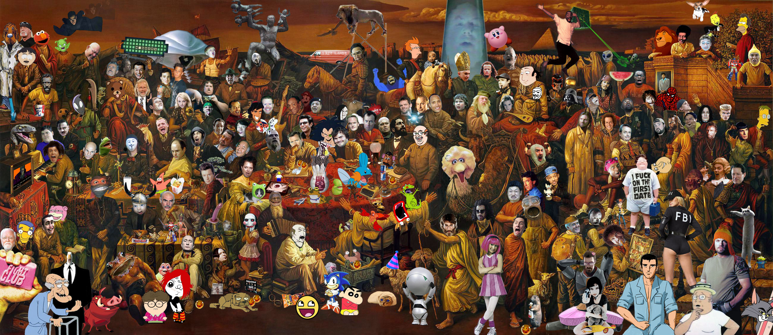 recent wallpaper, people, collection, crowd, animated cartoon, art