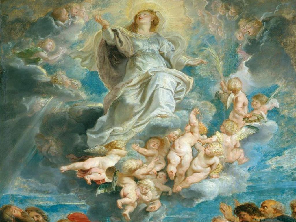 Free download Assumption Of Mary Wallpaper [1024x768] for your Desktop, Mobile & Tablet. Explore Virgin Mary Desktop Wallpaper. Mother Mary Wallpaper, Virgin Mary Wallpaper, Jesus and Mary Wallpaper