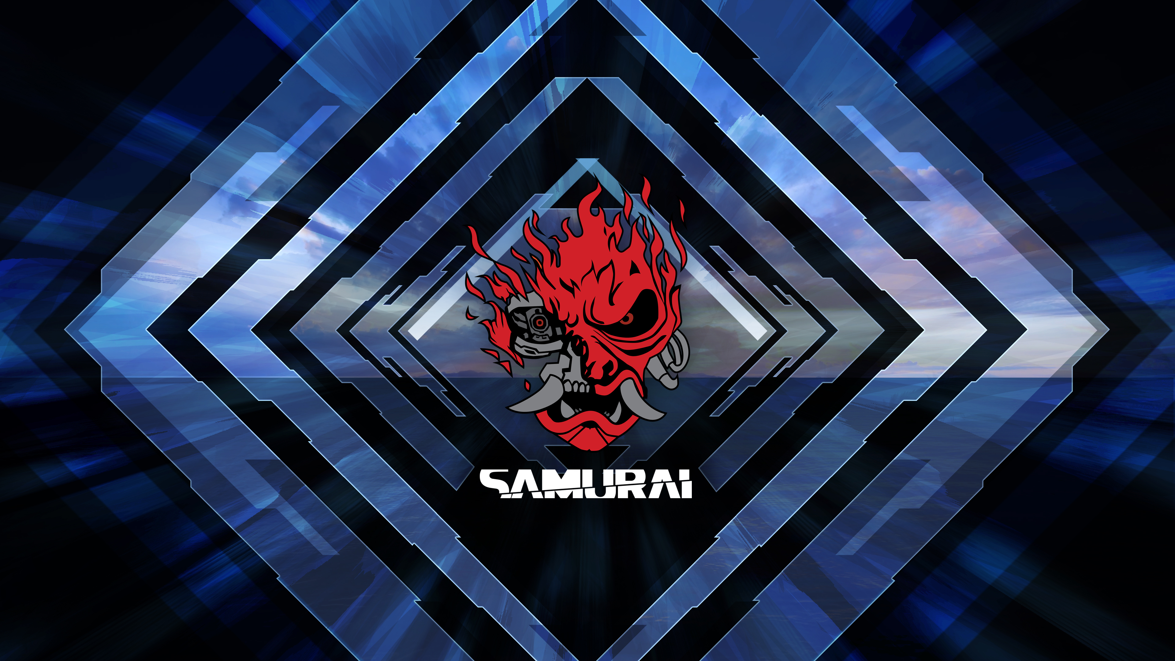 Cyberpunk Samurai Logo 4k, HD Games, 4k Wallpaper, Image, Background, Photo and Picture