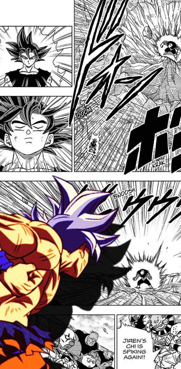 Goku MUI Manga Panel wallpaper