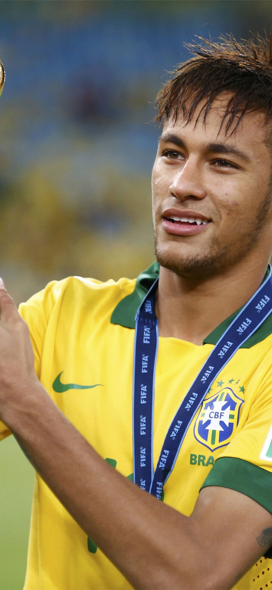 Neymar Jr Brazil iPhone Wallpaper Free Download