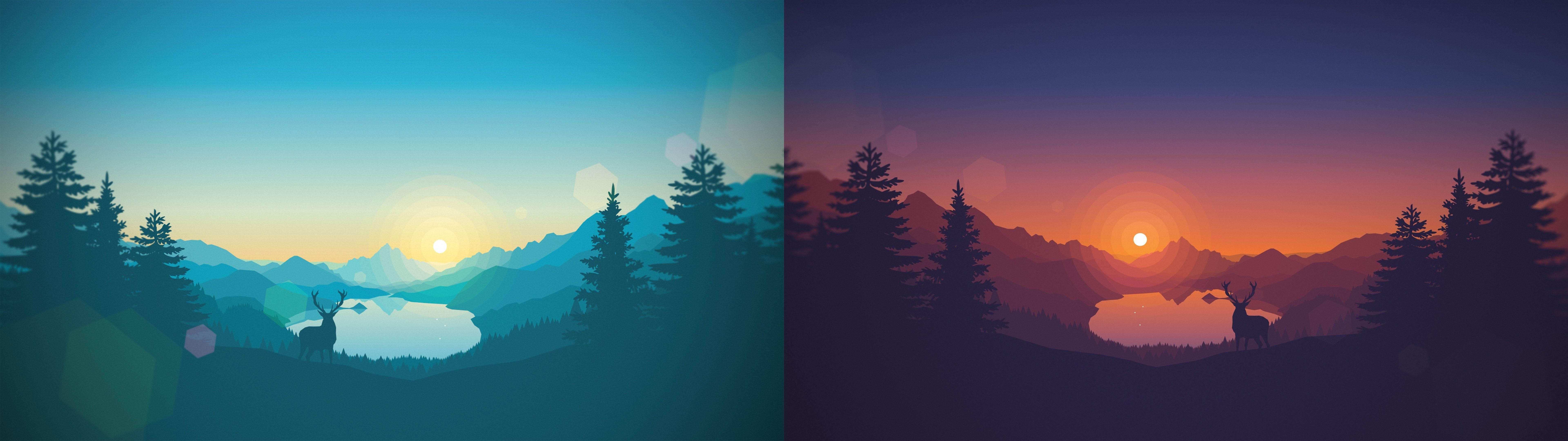 Threw two photo together to make a minimal dual screen wallpaper [7860x2160]. Dual screen wallpaper, Dual monitor wallpaper, Desktop wallpaper background