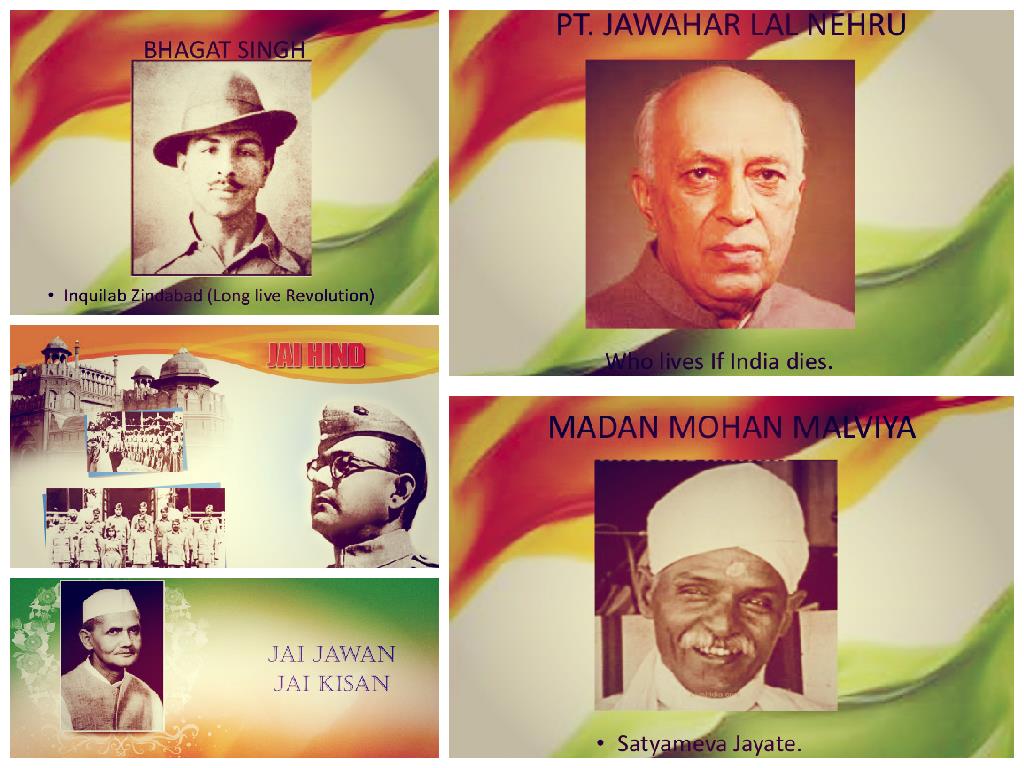 Famous Slogans by Indian Freedom Fighters