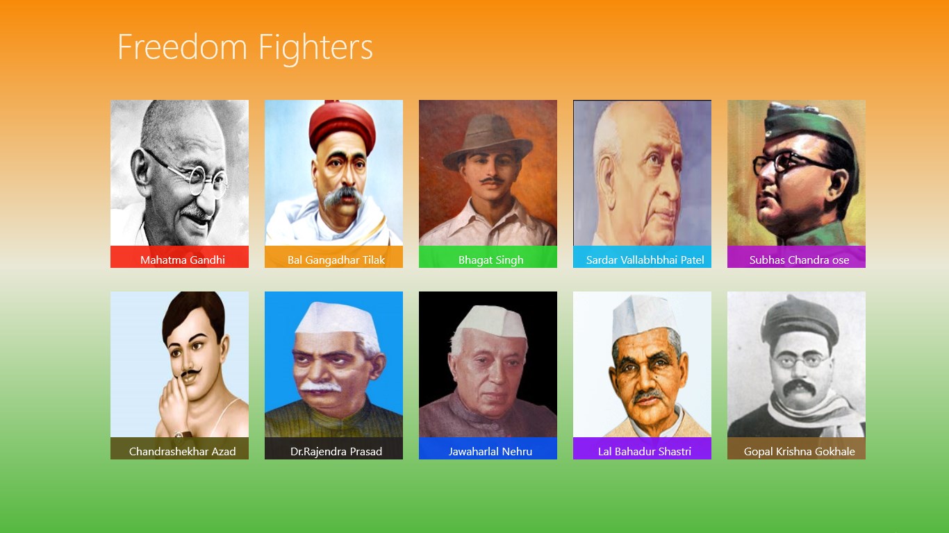 Freedom Fighters Of India Image Free Download