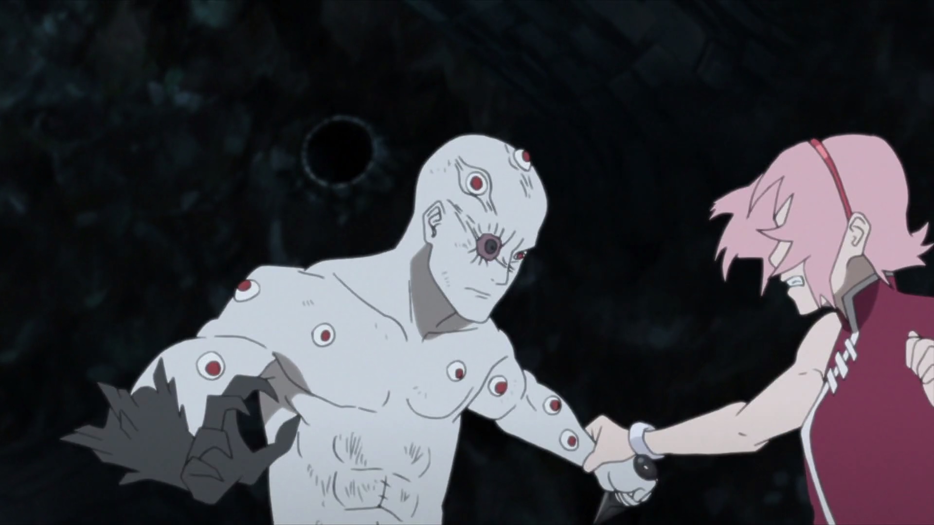 Shin vs Sakura. Daily Anime Art