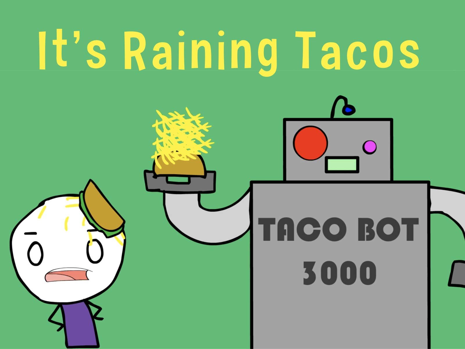 Cute Animated Tacos For Its Raining Tacos 0372