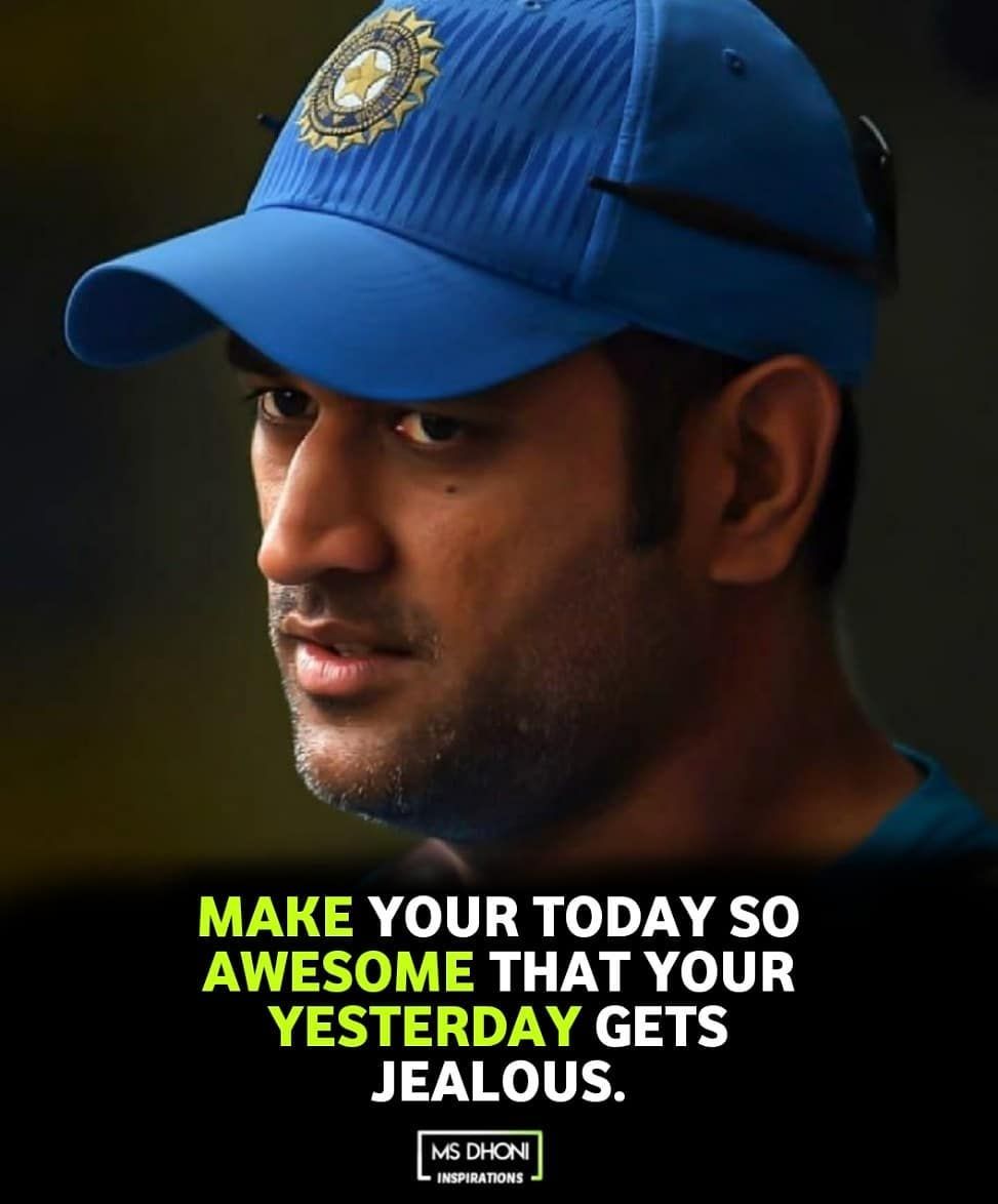 Dhoni Quotes Wallpapers Wallpaper Cave