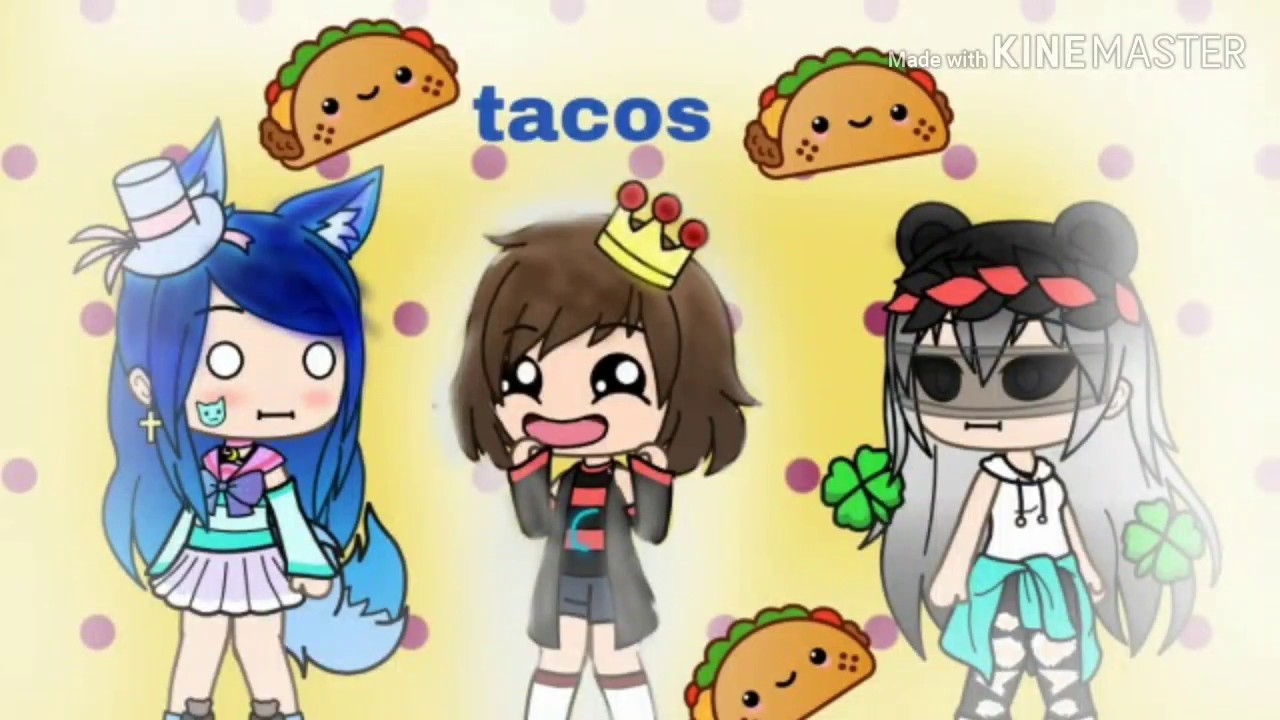 It's raining tacos gacha life. Raining tacos, Best gaming wallpaper, Gaming wallpaper