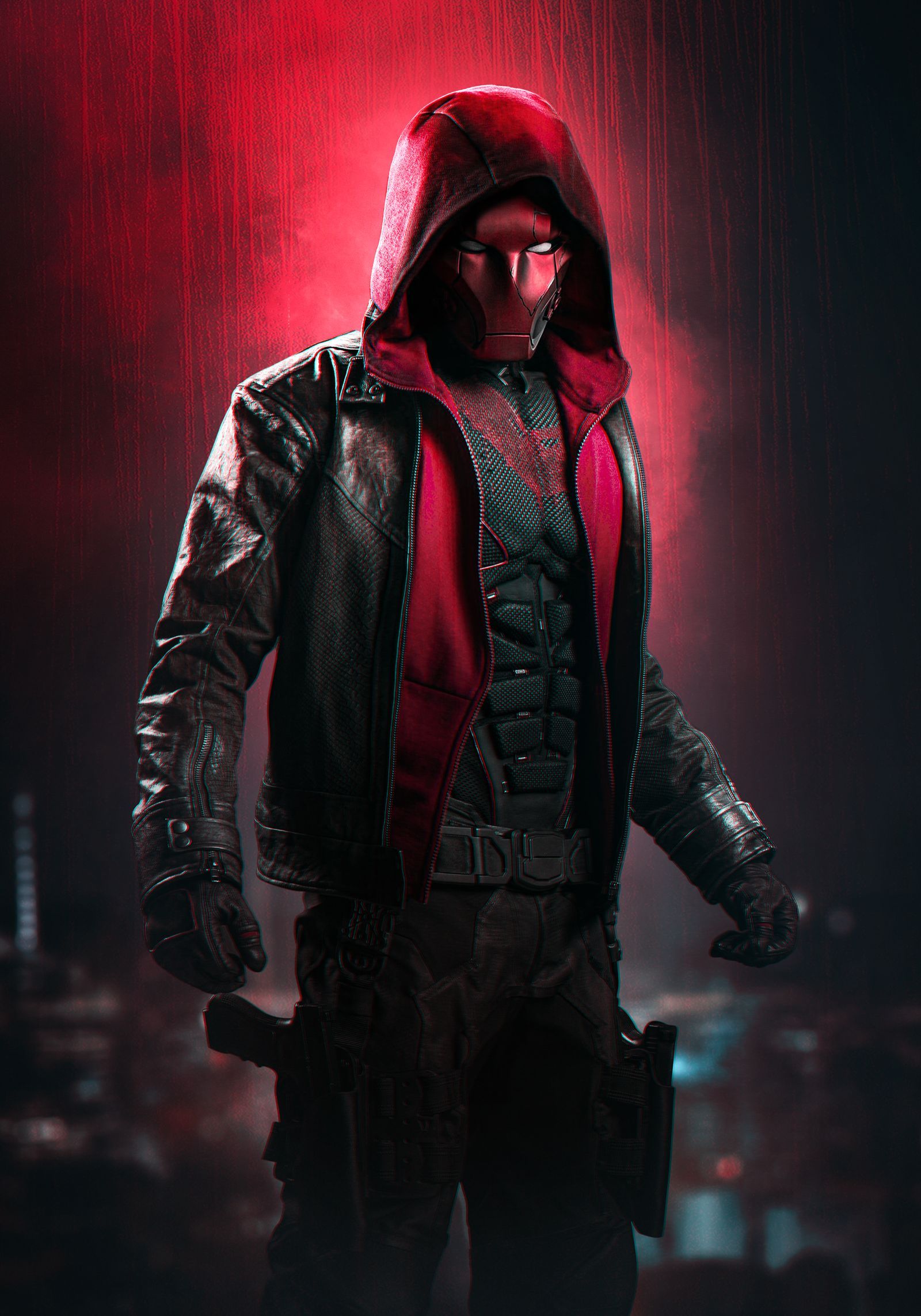 Titans Hood. Red hood, Red hood wallpaper, Red hood comic