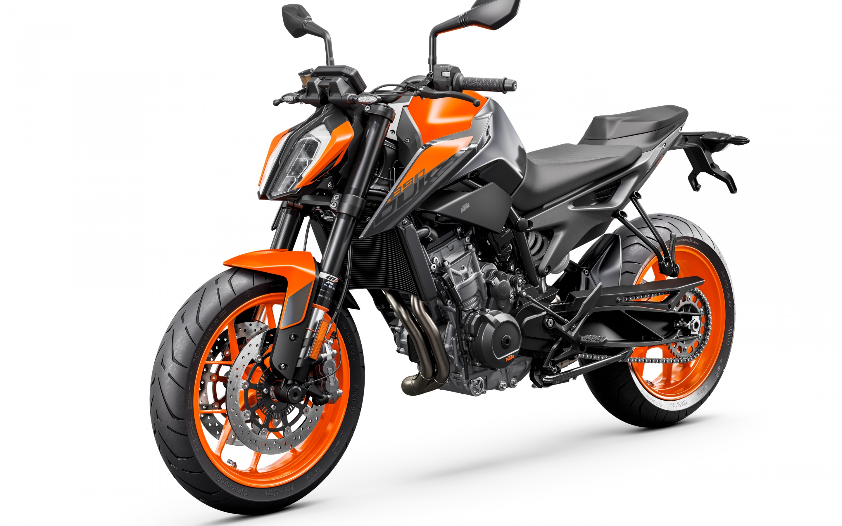 KTM 890 Duke Wallpaper 4K, 2021, White background, 5K, Bikes