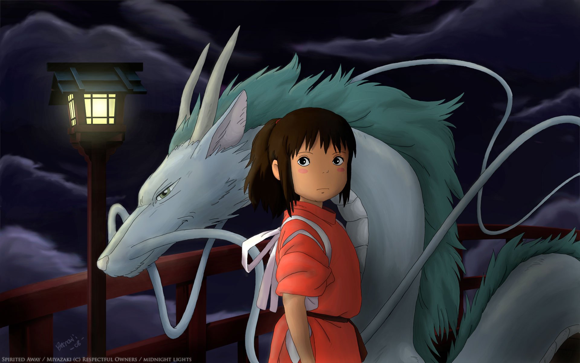 Studio Ghibli, Spirited Away, Chihiro Ogino, Haku Wallpapers.