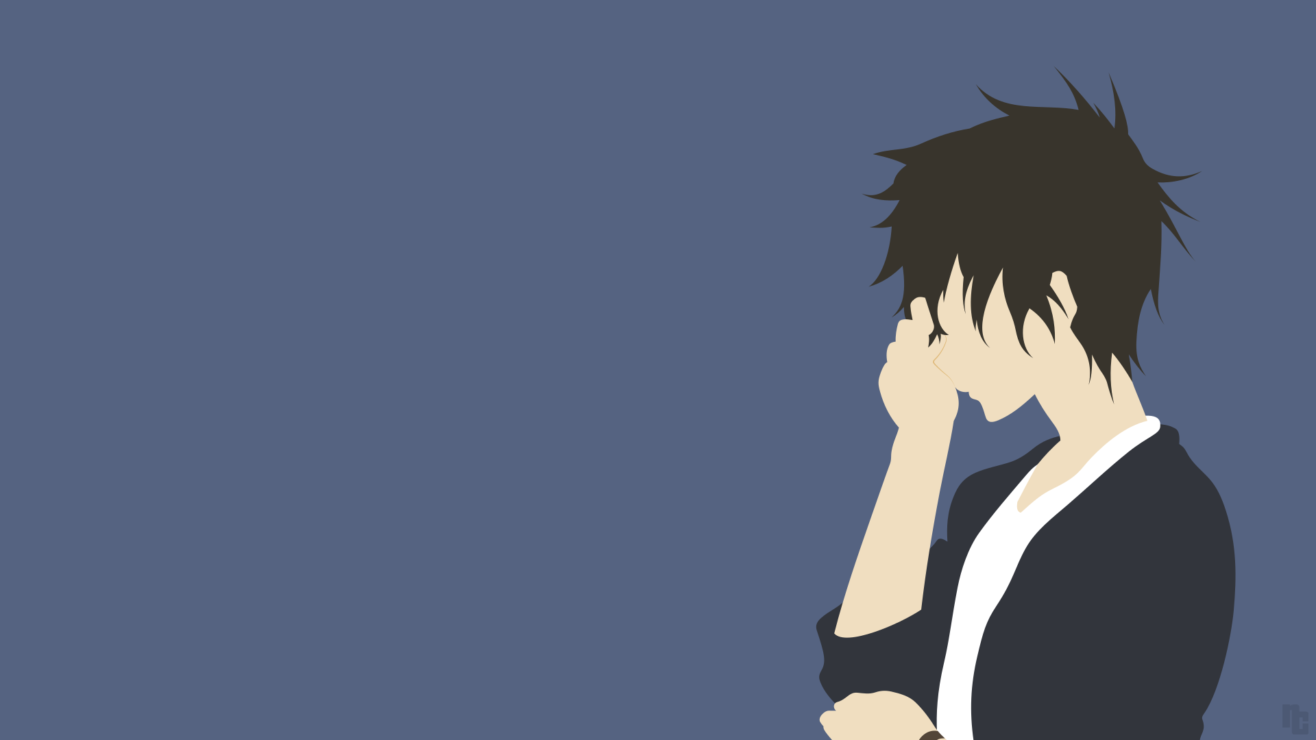 Hōtarō Oreki minimalist HD Wallpaper