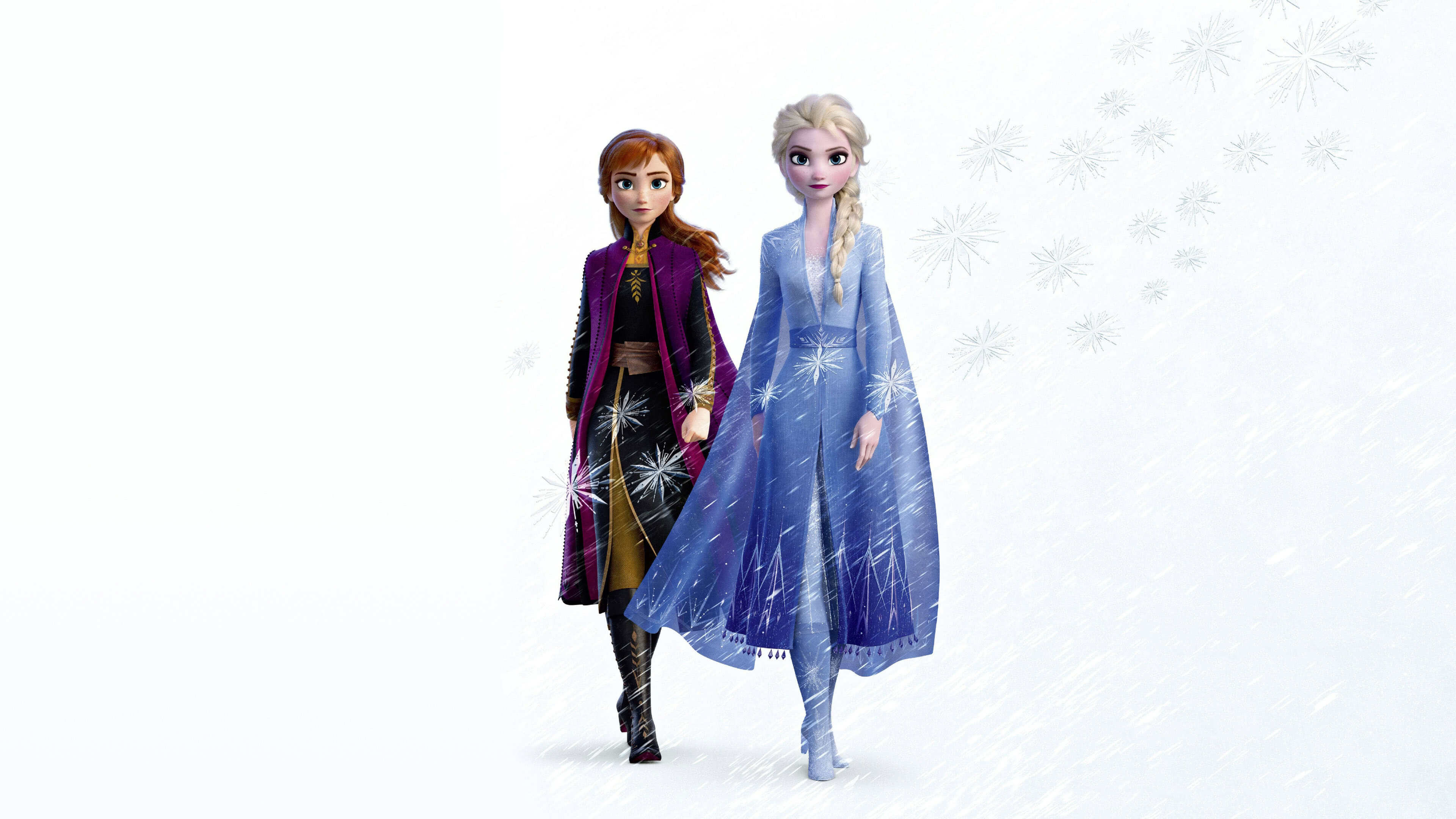 Frozen 2 Elsa And Anna UHD 4K Wallpaper