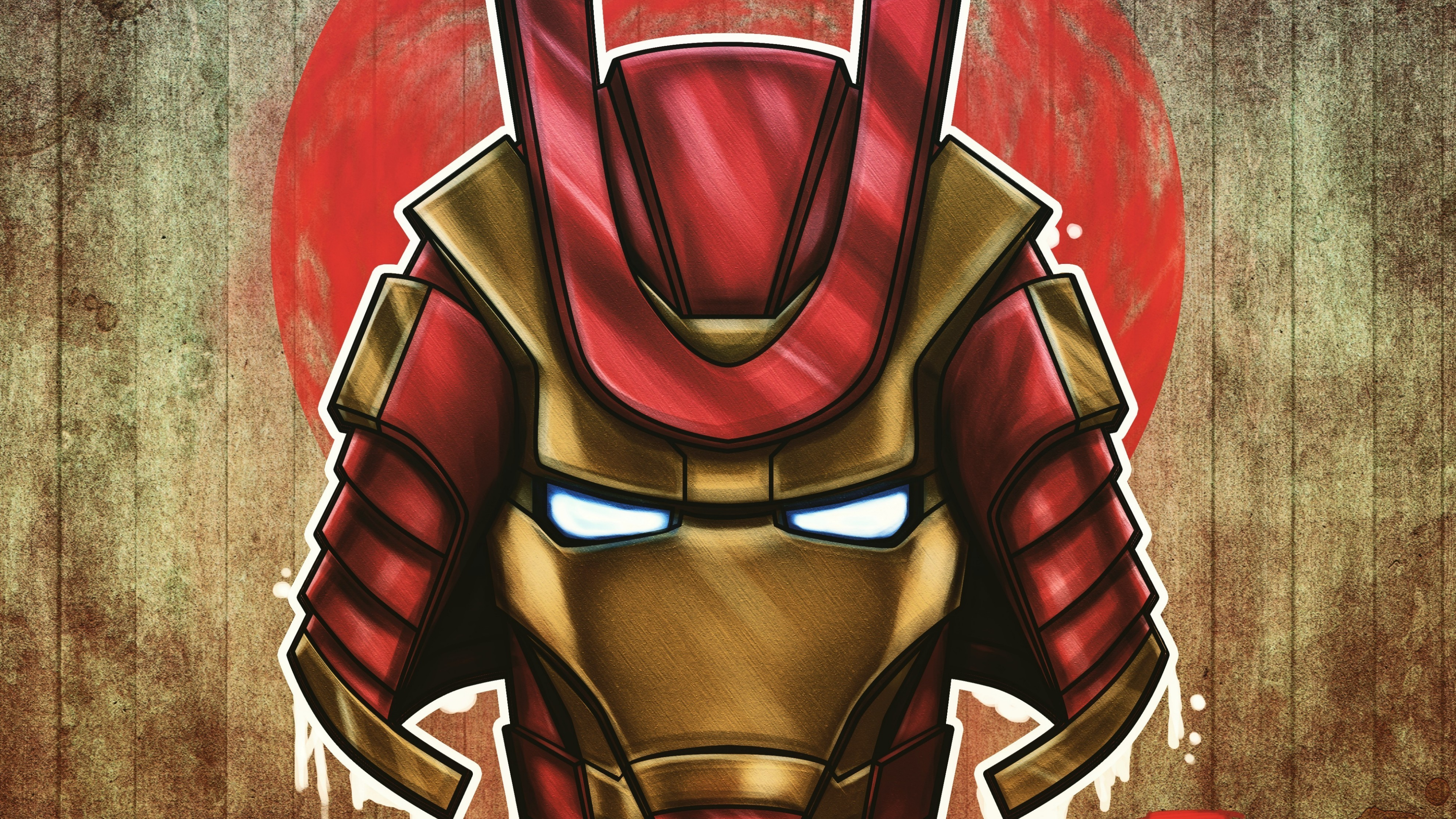Desktop Wallpaper Marvel, Samurai, Iron Man, Art, 4k, HD Image, Picture, Background, 48de5b