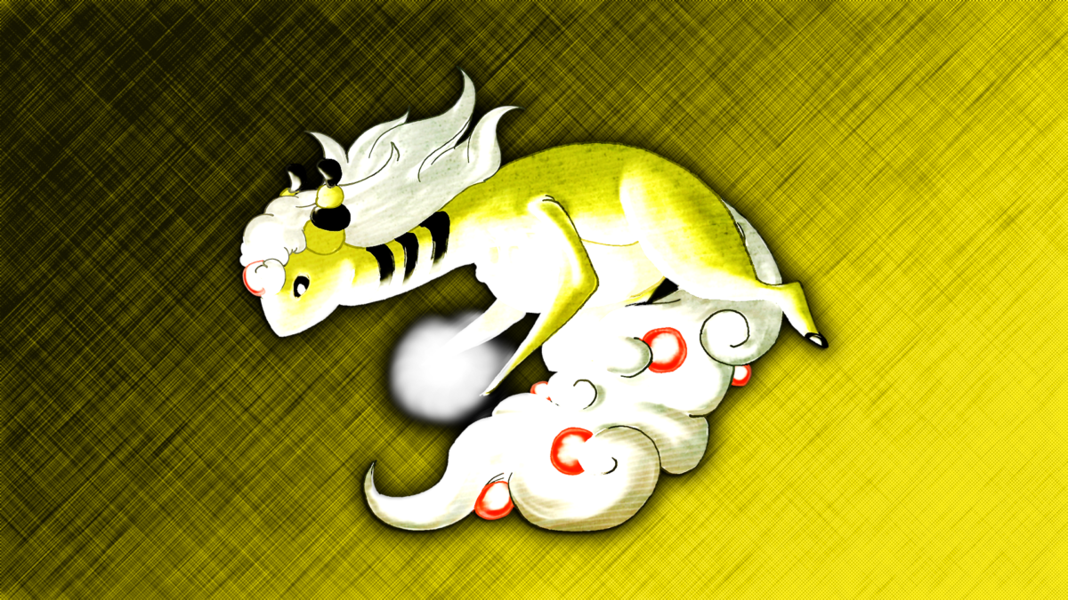 Mega Ampharos On Mega Pokemon. Download Wallpaper