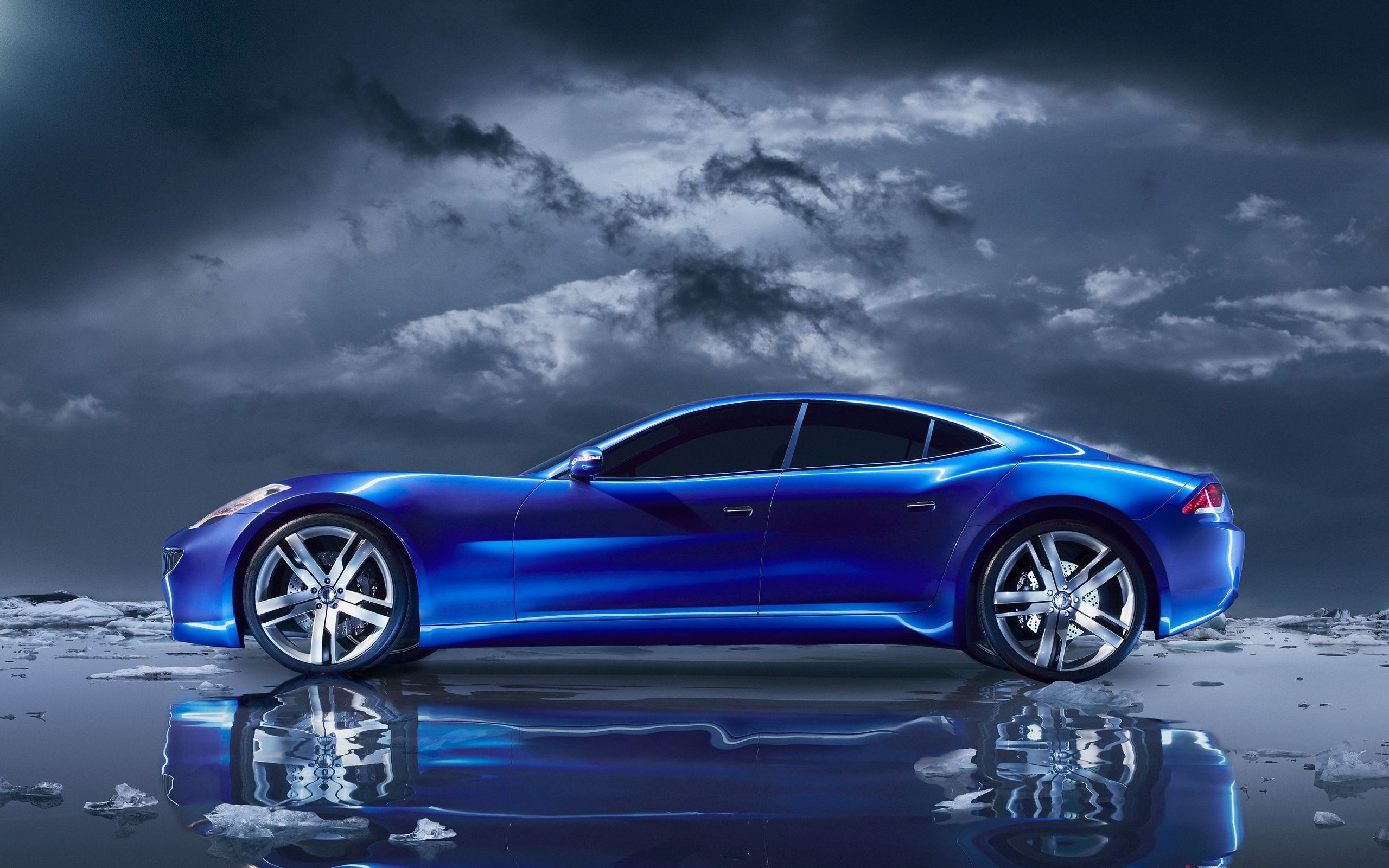 Blue Sports Car Wallpaper Free Blue Sports Car Background