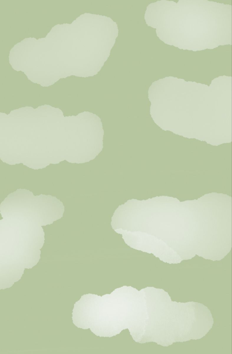 sage green clouds wallpaper. Sage green wallpaper, iPhone wallpaper green, Green wallpaper
