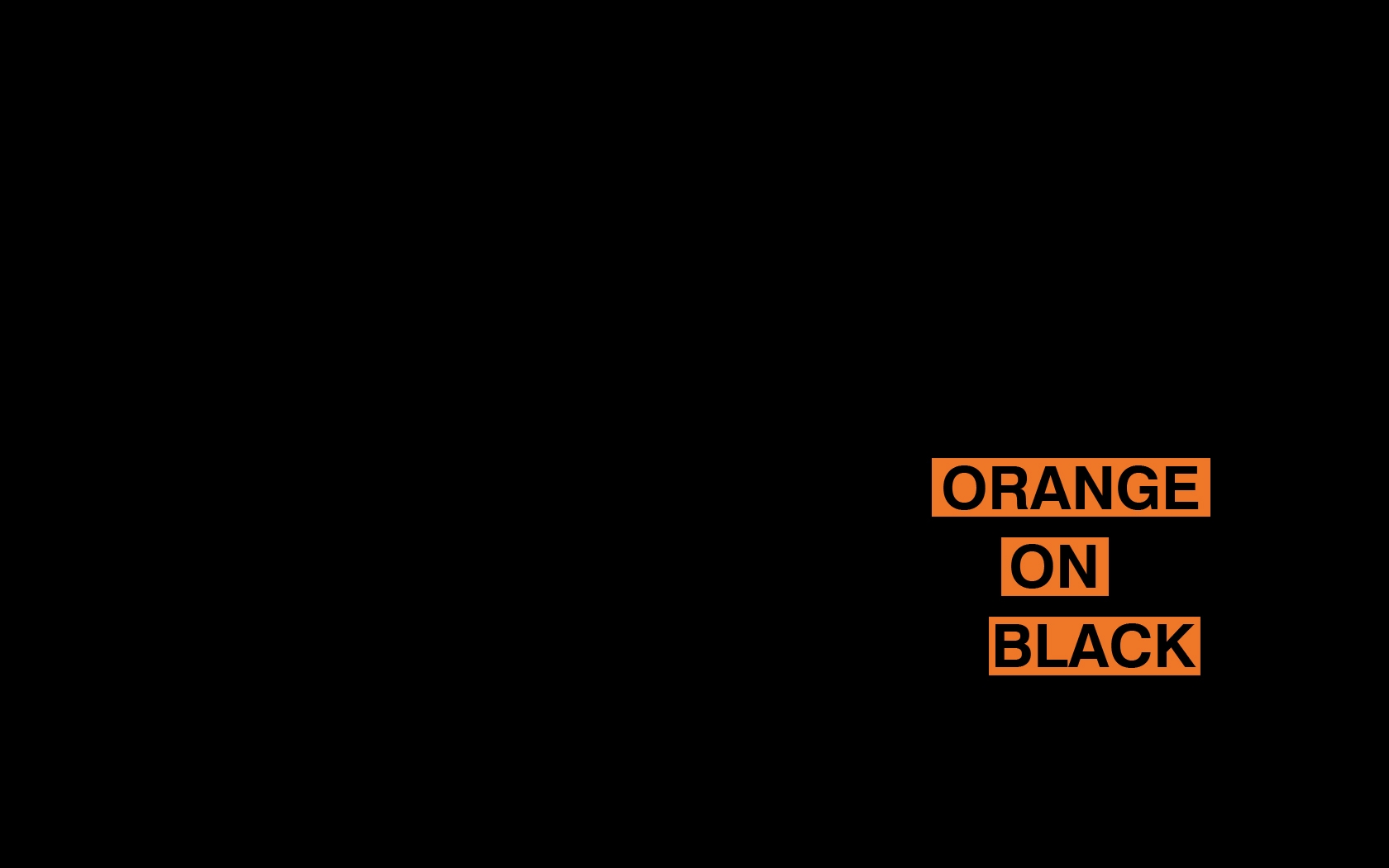 black minimalistic orange 1680x1050 wallpaper High Quality Wallpaper, High Definition Wallpaper
