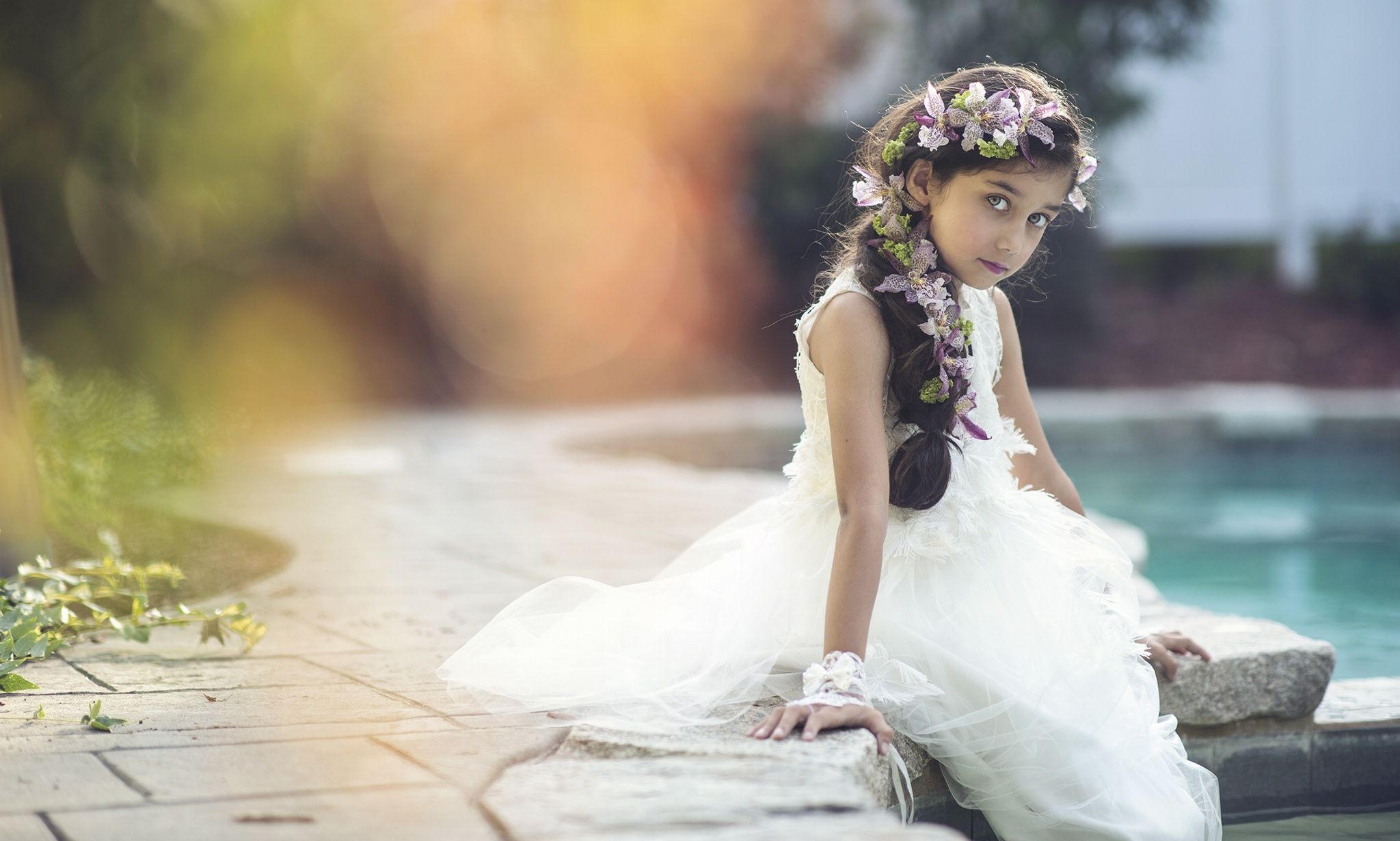Riley by Dani Diamond / 500px. Purple flower girl dress, Flower girl dresses, Purple flower girls