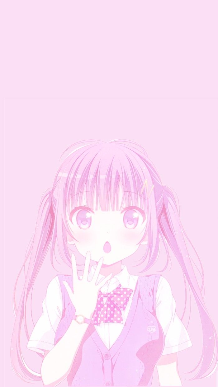 Wallpaper HD Anime Pink