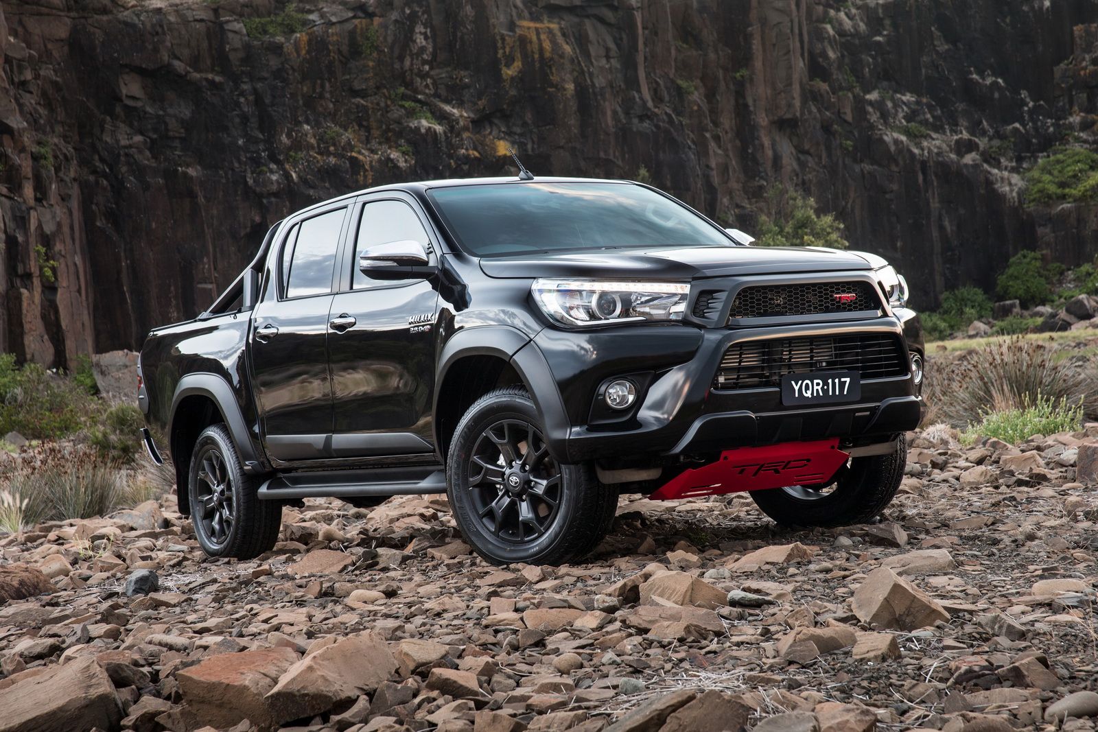 Toyota Hilux TRD Pack Brings Enhanced Look For Australia. Carscoops. Toyota hilux, Toyota, Ford ranger
