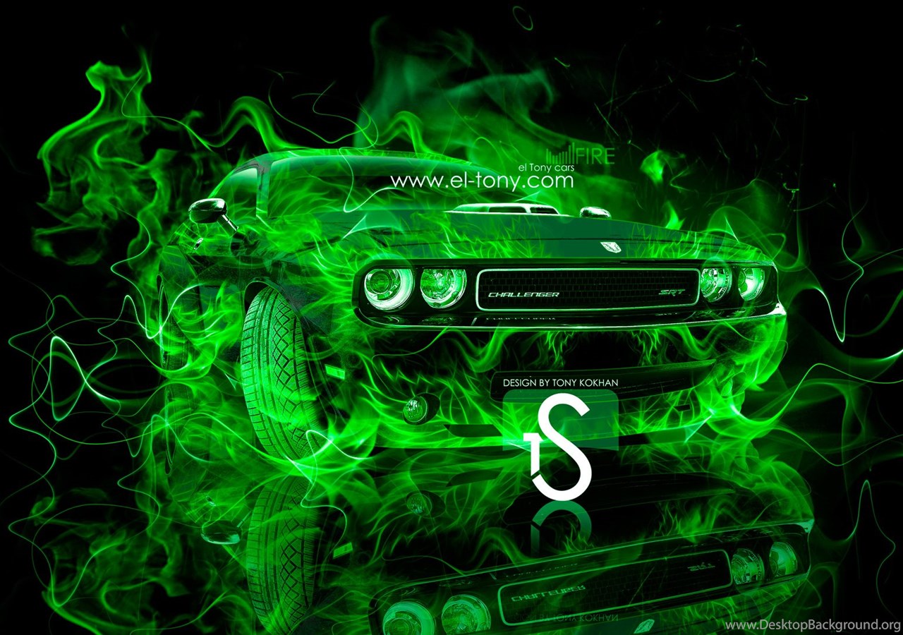 Tag For Dodge Challenger Green Wallpaper Spagheto Wheels Desktop Background