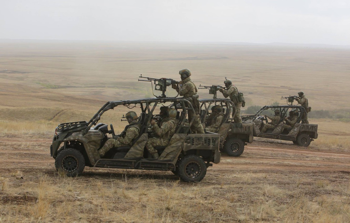 Wallpaper Russia, exercises, Special forces, military vehicles image for desktop, section оружие