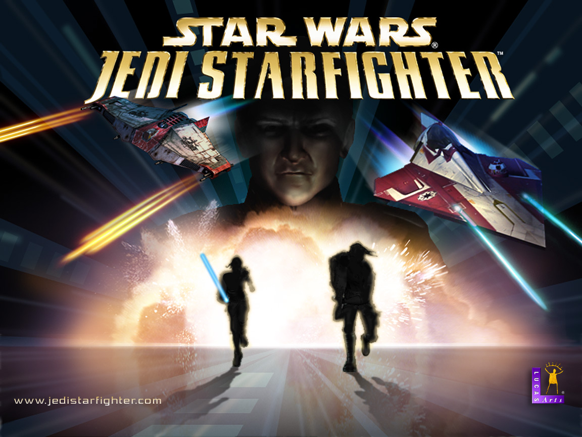 Star Wars: Jedi Starfighter (2002) promotional art