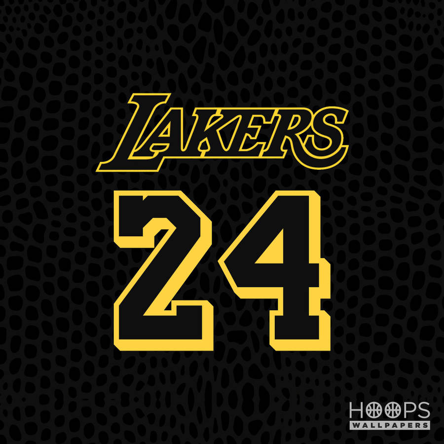 Download Black Gold LA Lakers Jersey Wallpaper