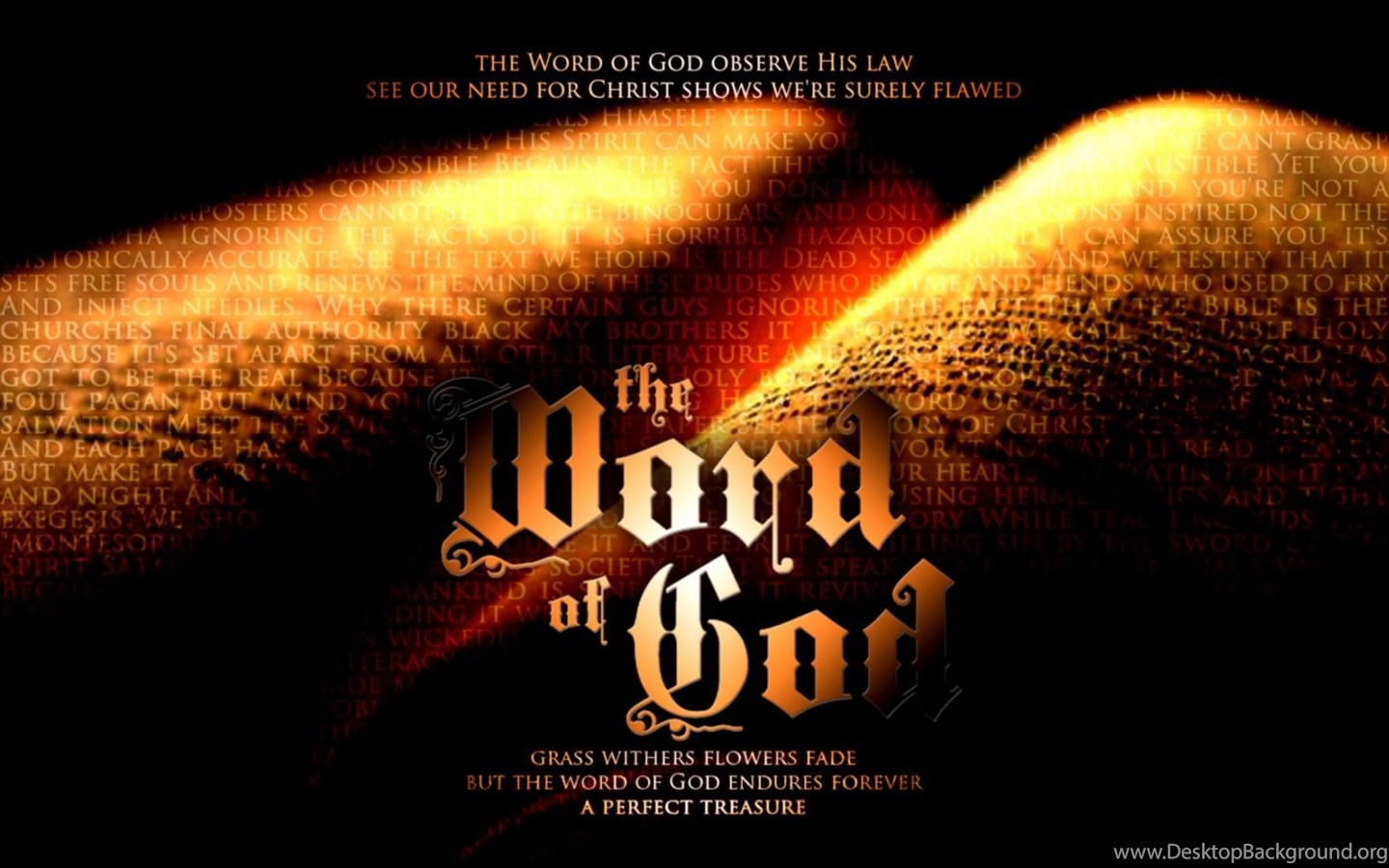 God Word Wallpaper Desktop Background