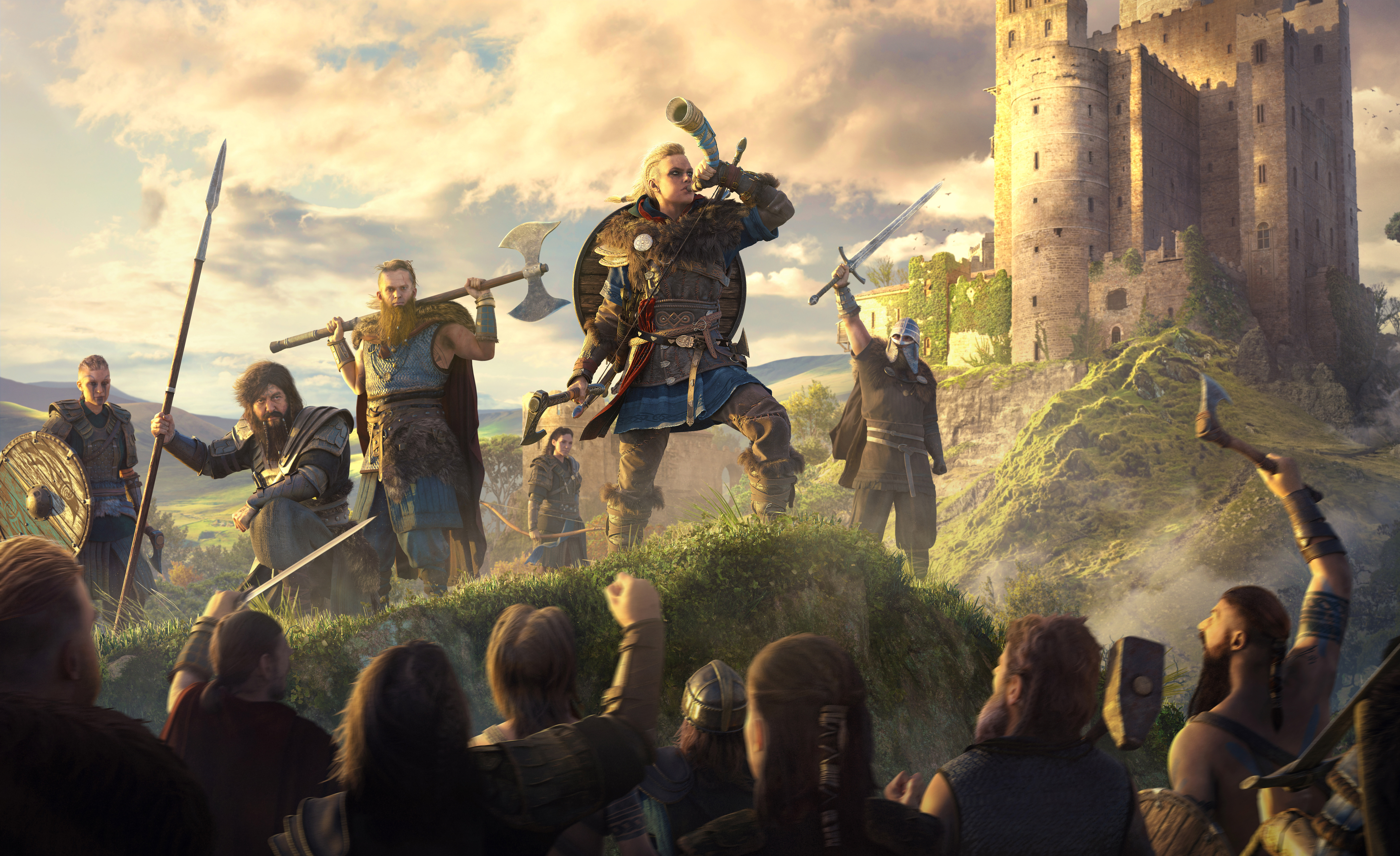 Female Eivor Wallpaper 4K, Assassin's Creed Valhalla, PC Games, Games