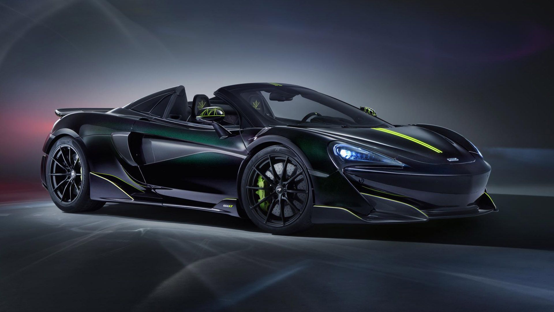 Spider Themed McLaren 600LT Spider Has A Hauntingly Cool Look