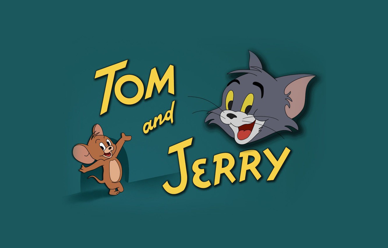 Wallpaper cat, background, mouse, Tom and Jerry, Tom and Jerry image for desktop, section фильмы