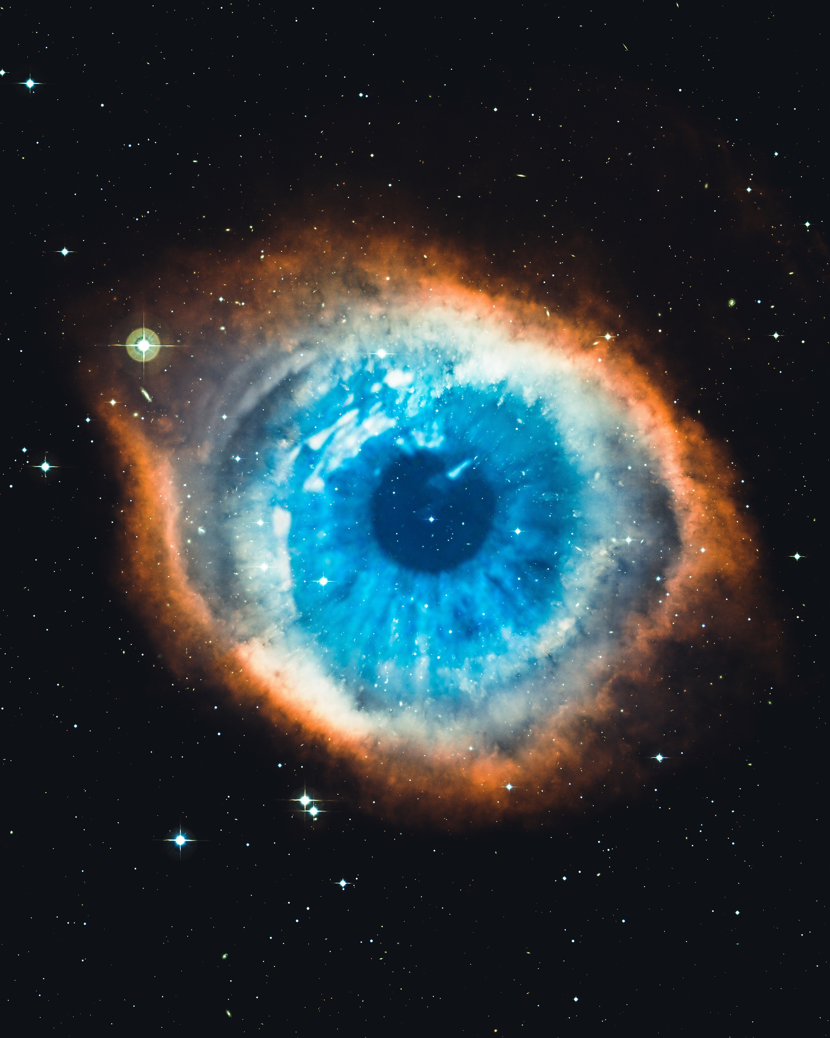 Wallpaper Stars, Galaxy, Eye, Helix Nebula:3200x4000