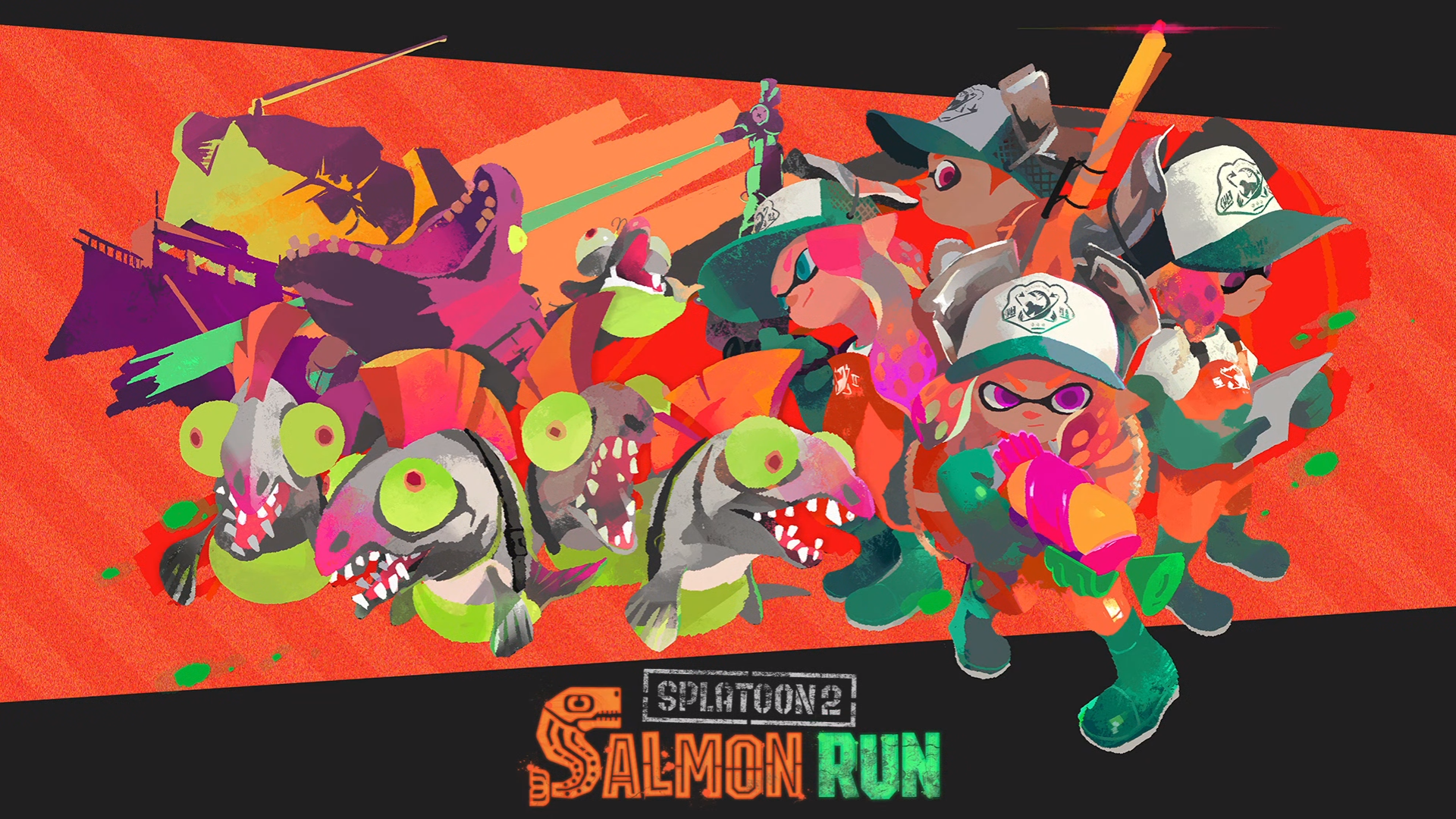 Salmon Run Wallpaper