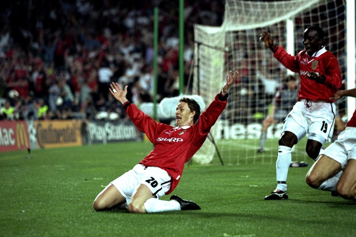 Manchester United win the 1999 Champions League Final: 80 picture of the famous Camp Nou comeback. London Evening Standard