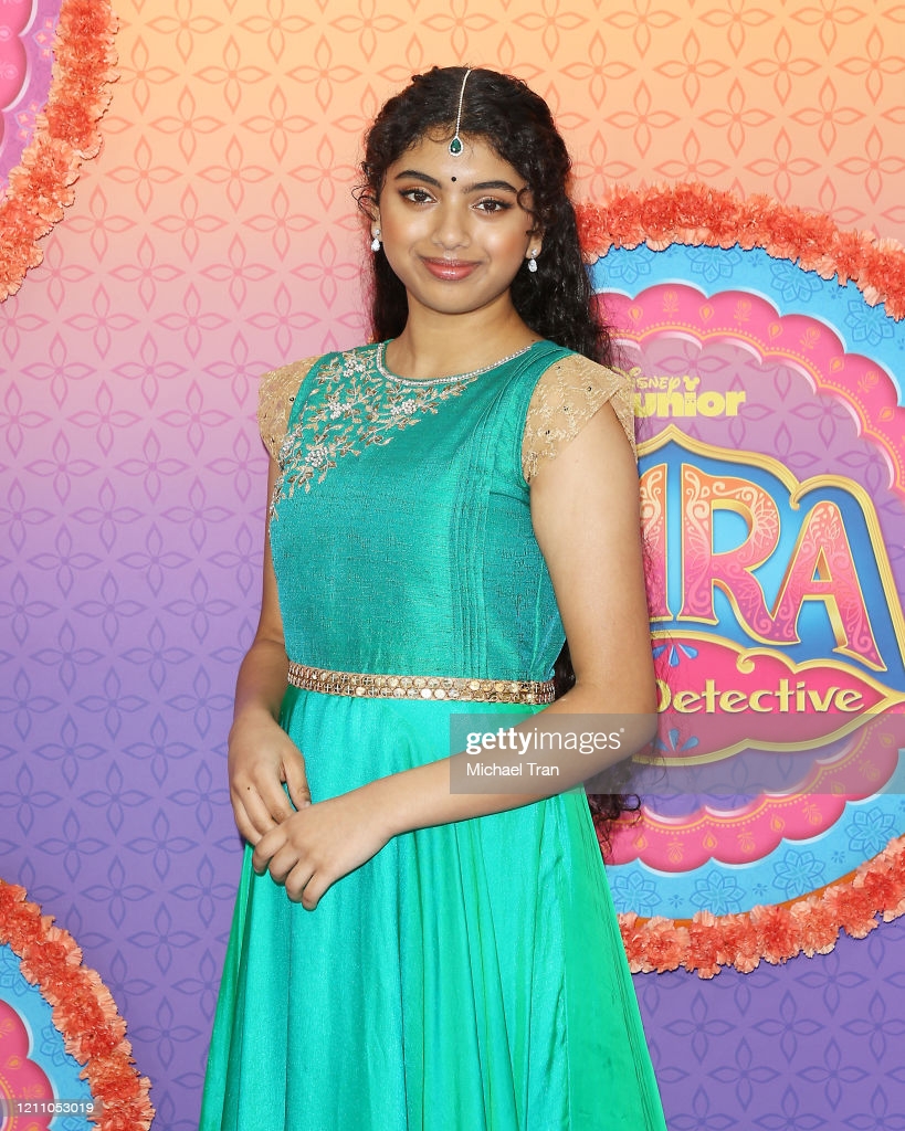 Avantika Vandanapu attends the Los Angeles premiere of Disney. News Photo