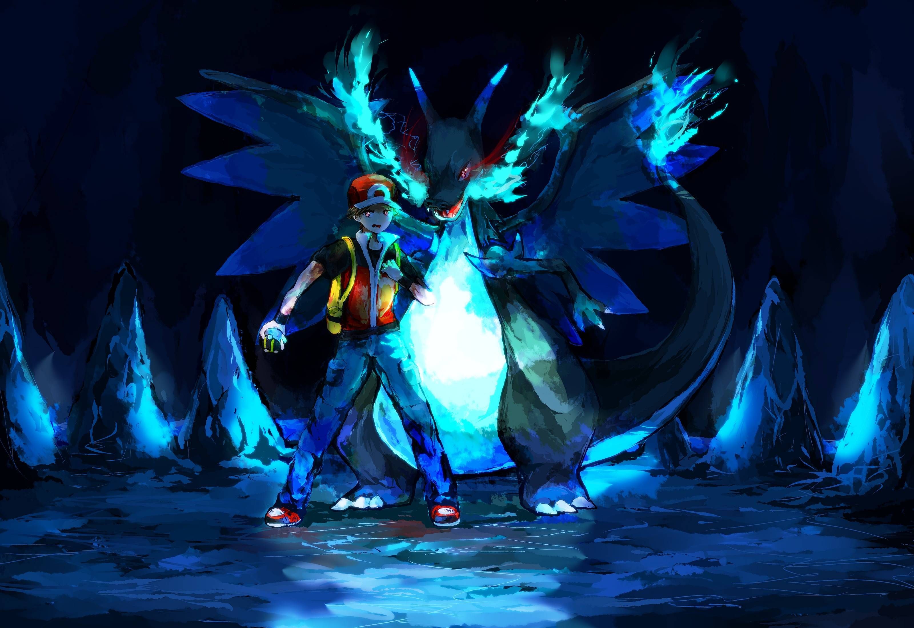 pokemon mega charizard y wallpaper