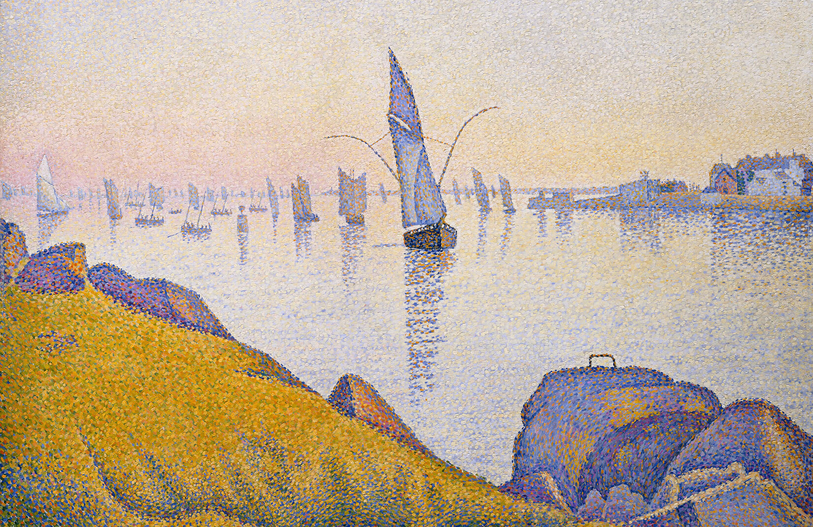 Evening Calm' by Paul Signac Wallpaper Mural