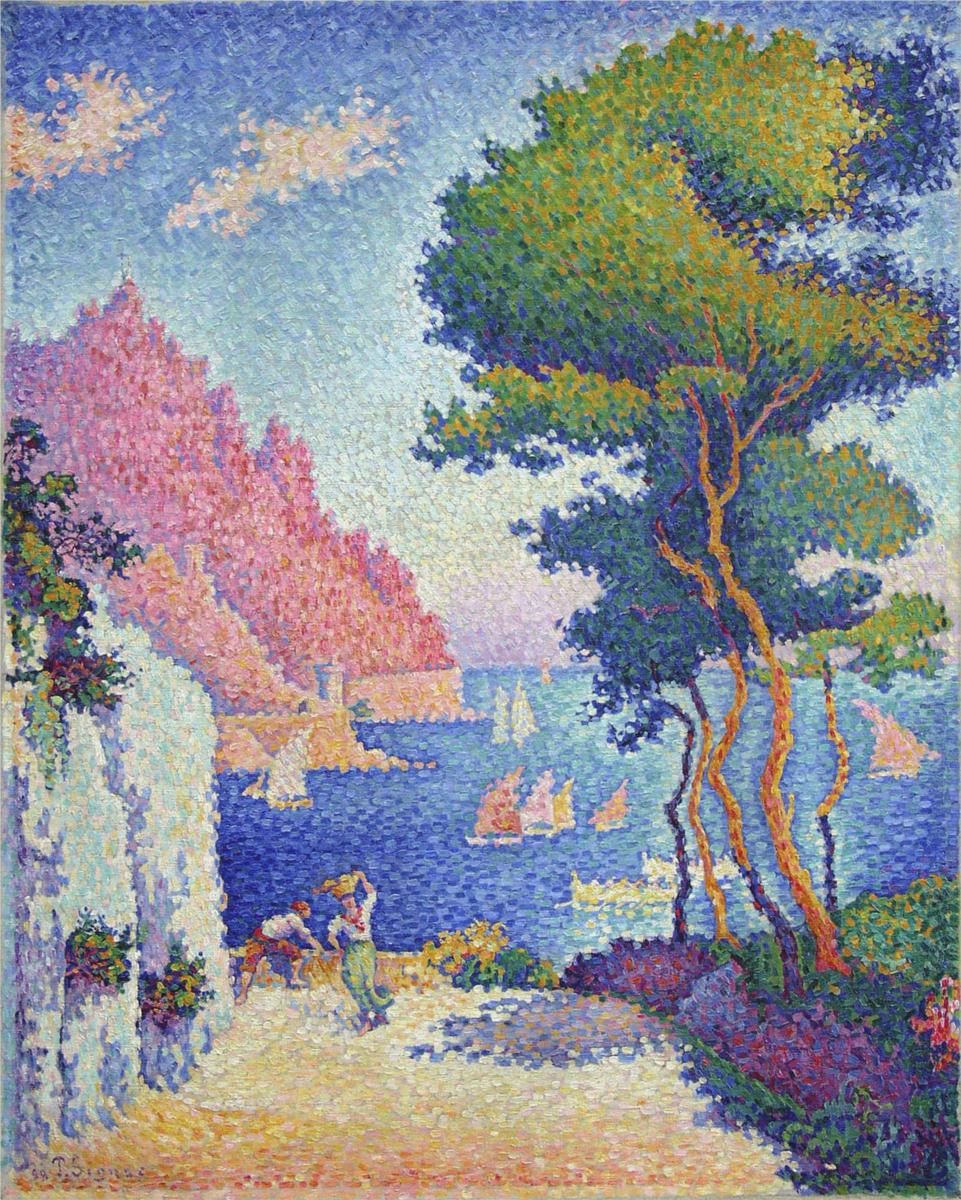 The Pine Tree at St. Tropez Signac.org. Impressionism art, Art, Painting