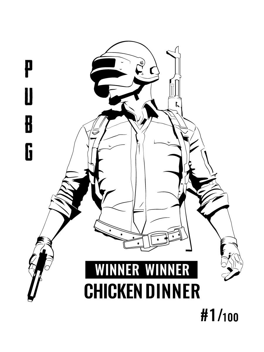 PUBG Character motivational poster painting. Drawing wallpaper, Wallpaper image hd, Cute image for wallpaper