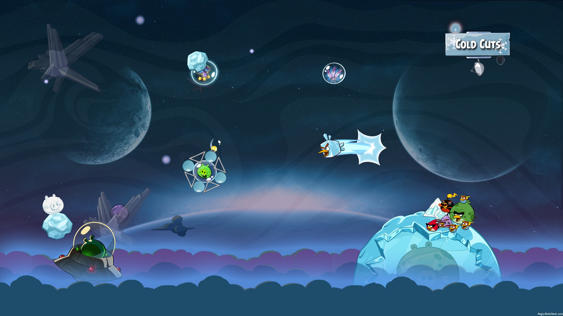 Angry Birds Space Wallpaper Desk x 1080 Sal 2