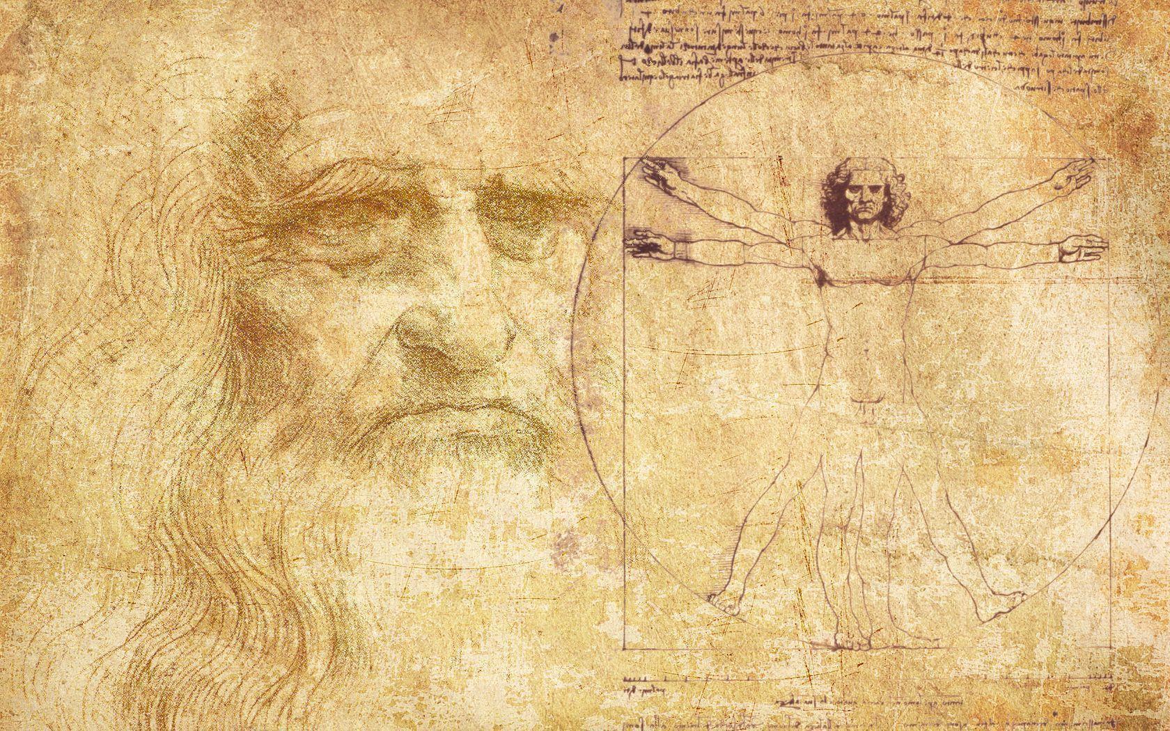Vitruvian Man, Background Big Vinci Man Background